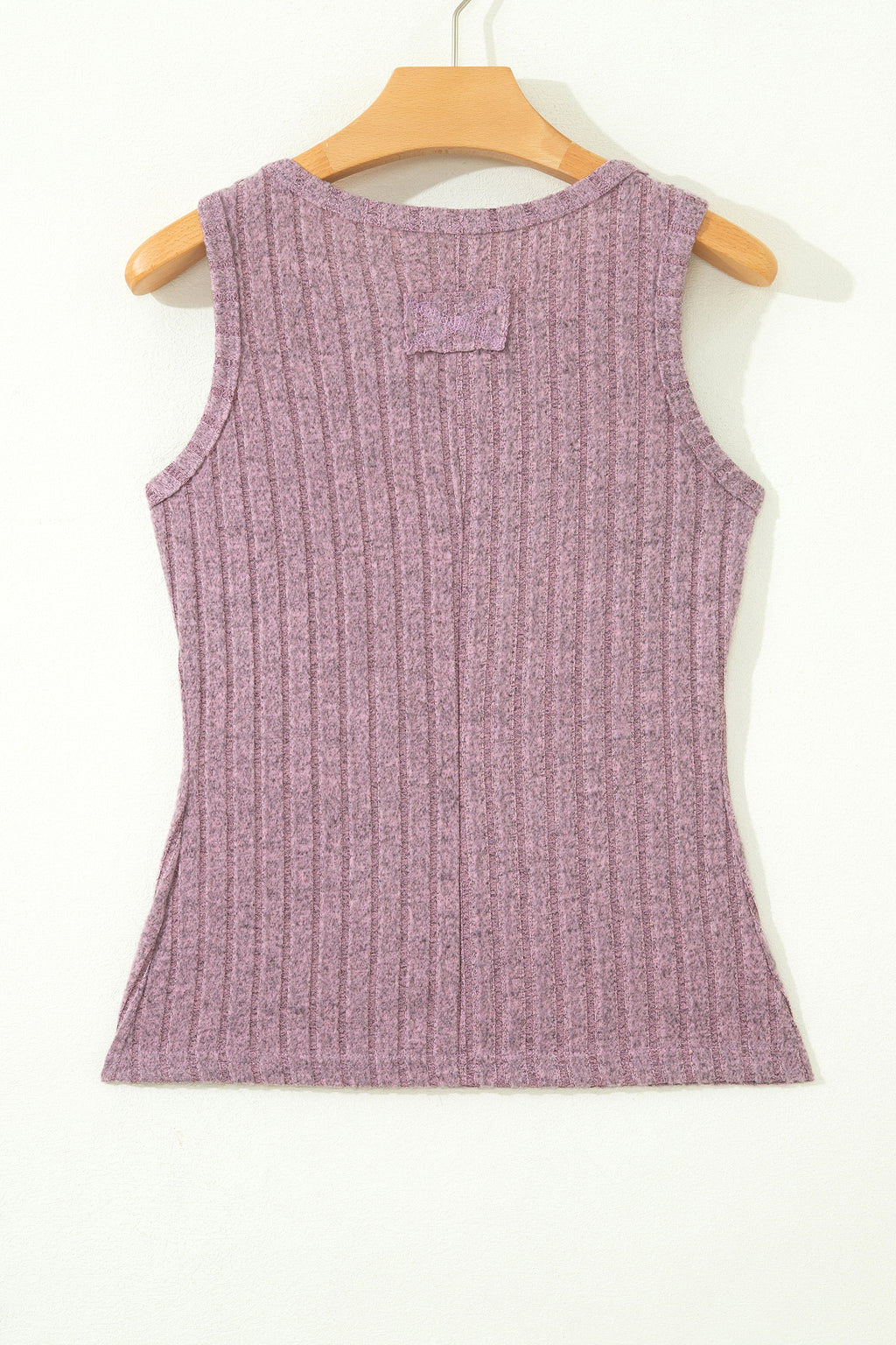 Camel Slim Ribbed Mineral Wash Tank Top