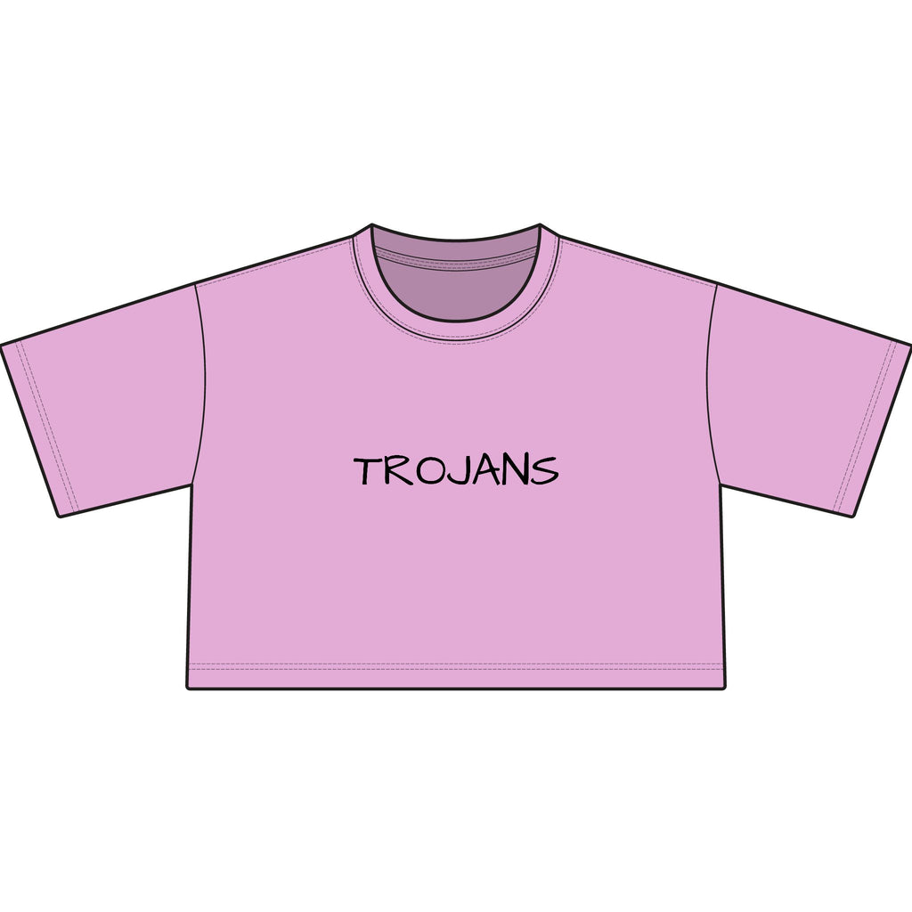 Tee — Trojans Cropped Graphic Tee