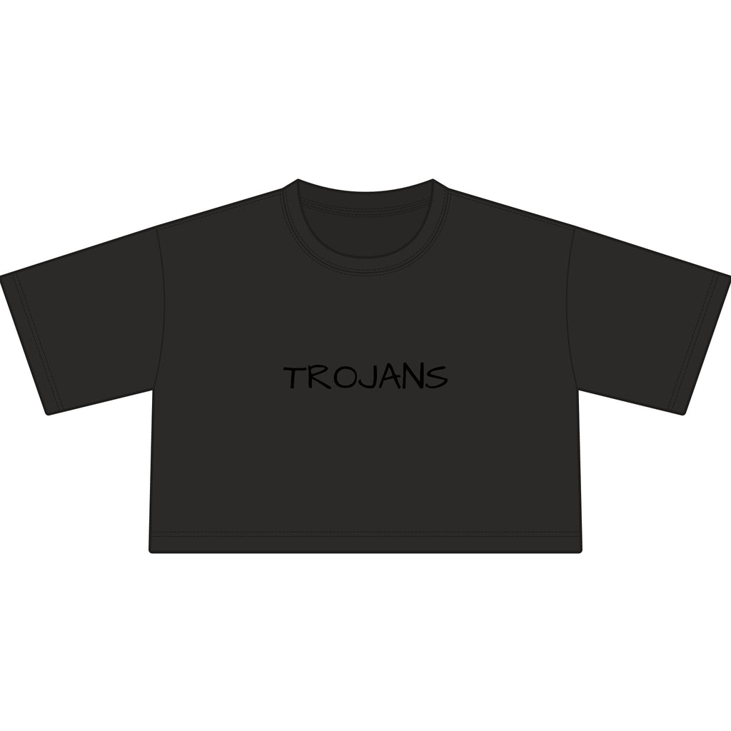 Tee — Trojans Cropped Graphic Tee