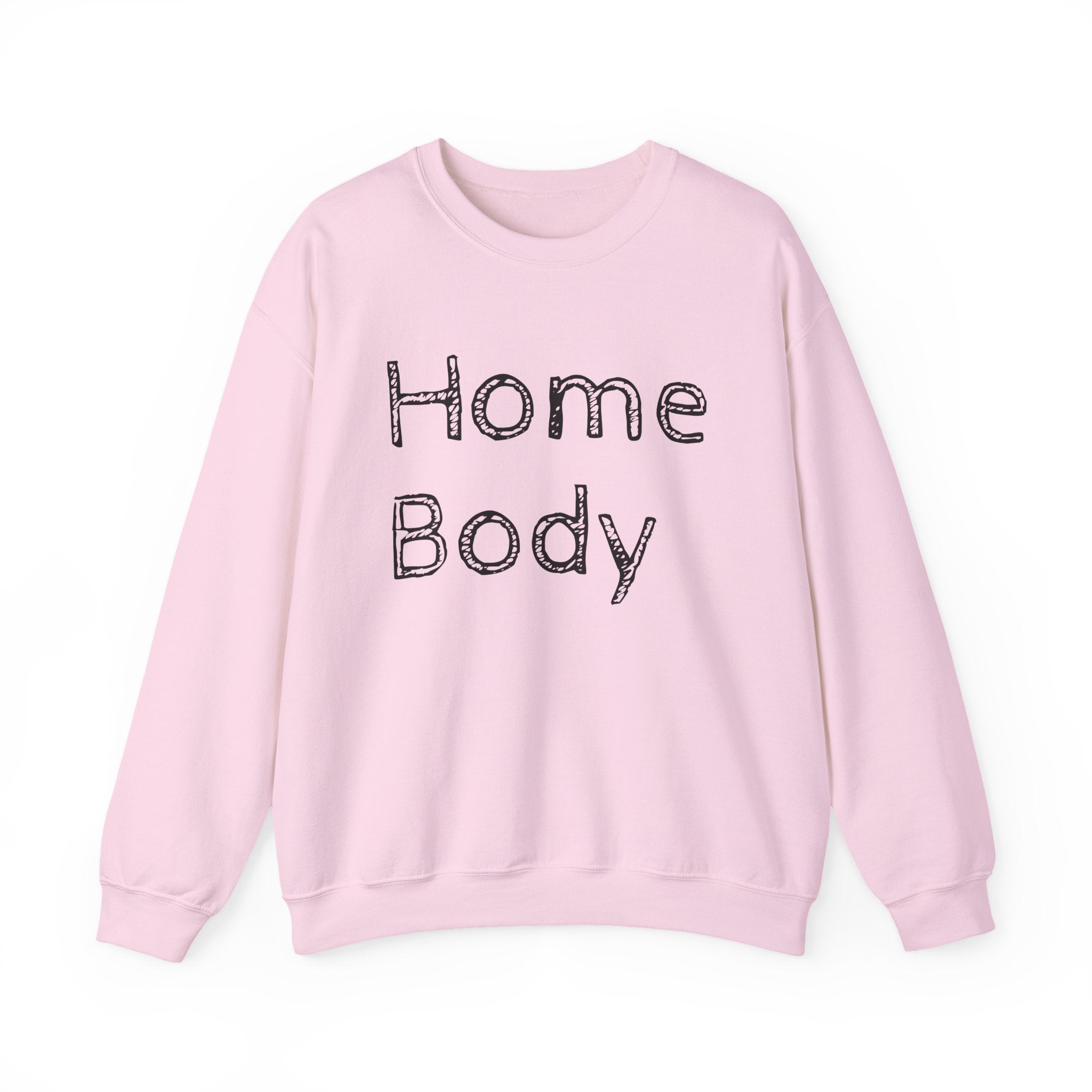 Sweatshirt — "Home Body" Cozy Crewneck Pullover