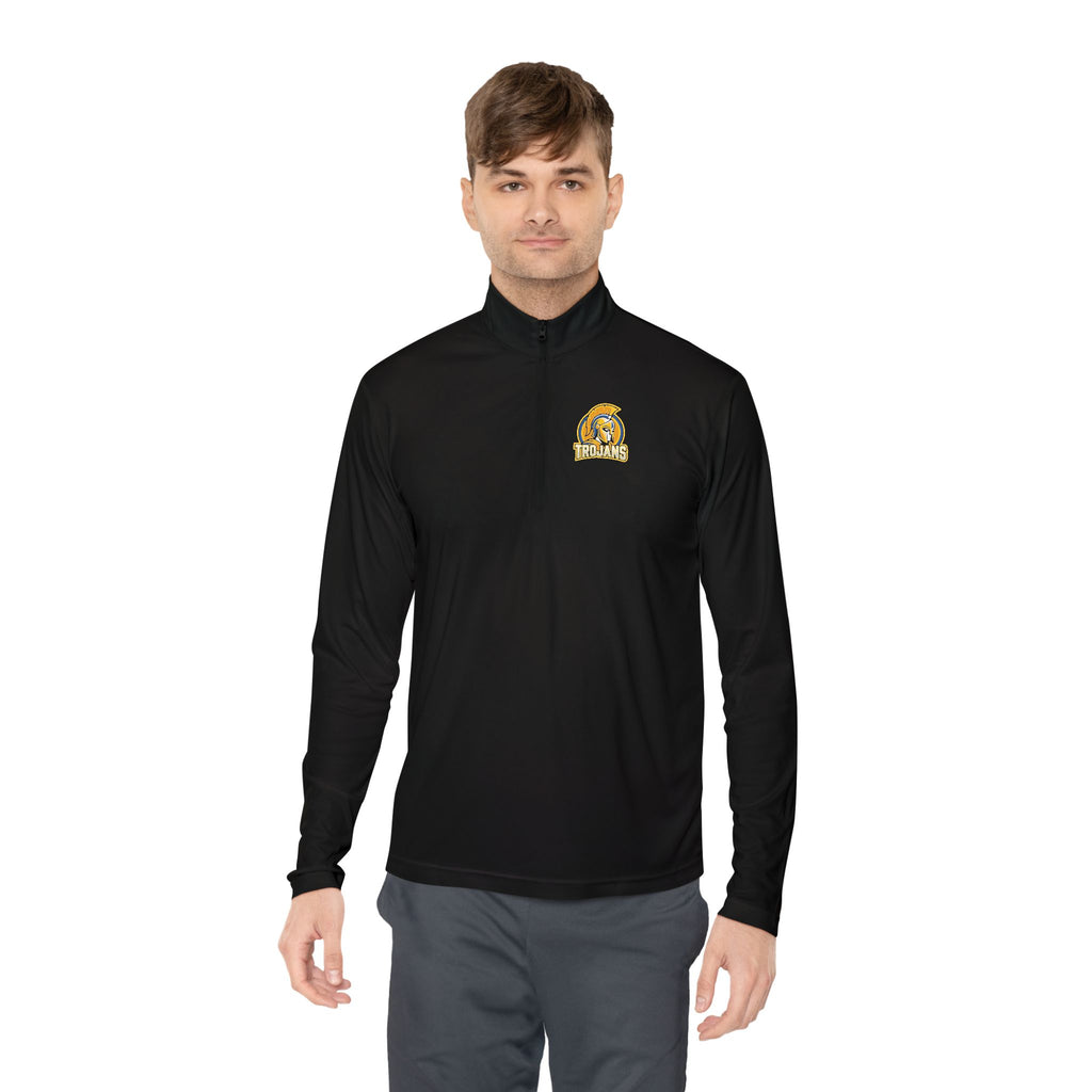 Trojan Helmet Quarter-Zip Pullover