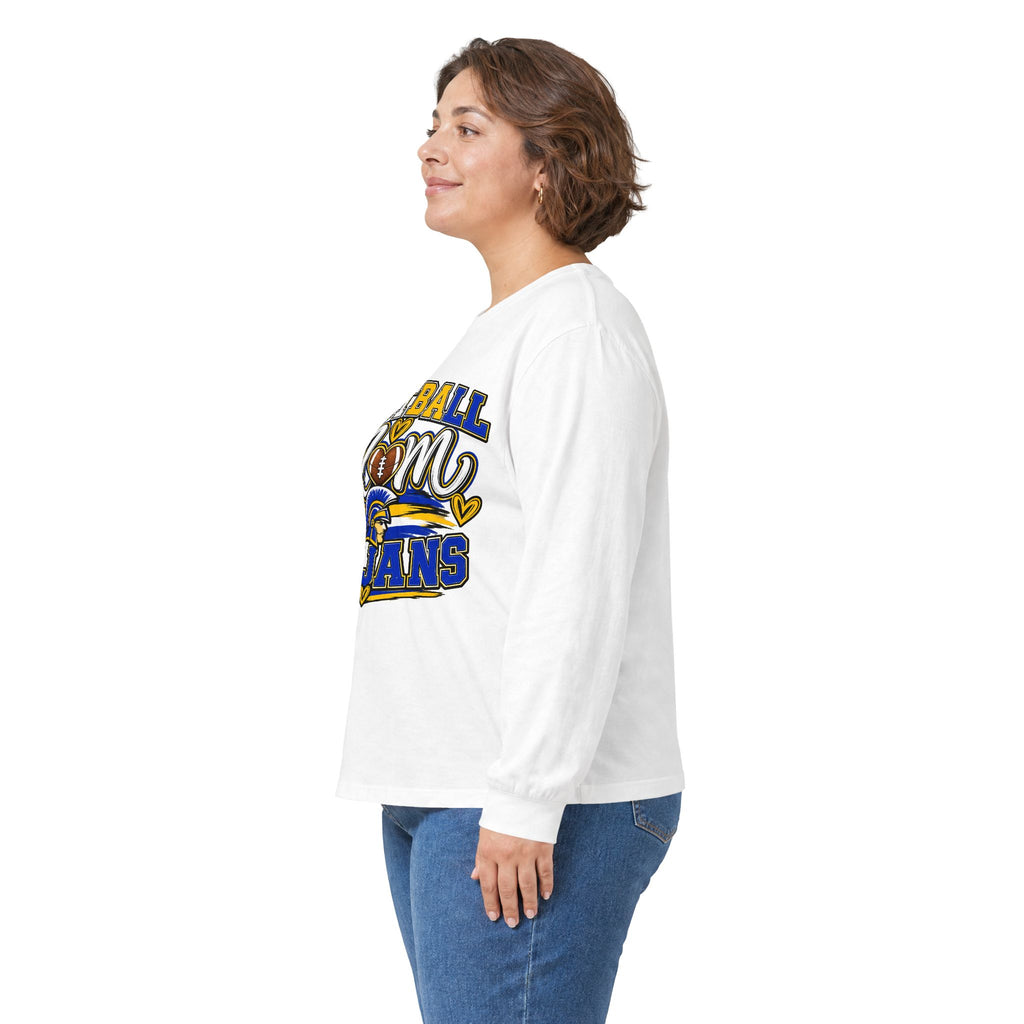 Football Mom Trojans Long Sleeve Tee