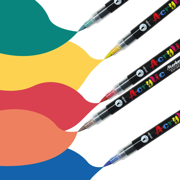 Vibrant Acrylic Paint Pens Set