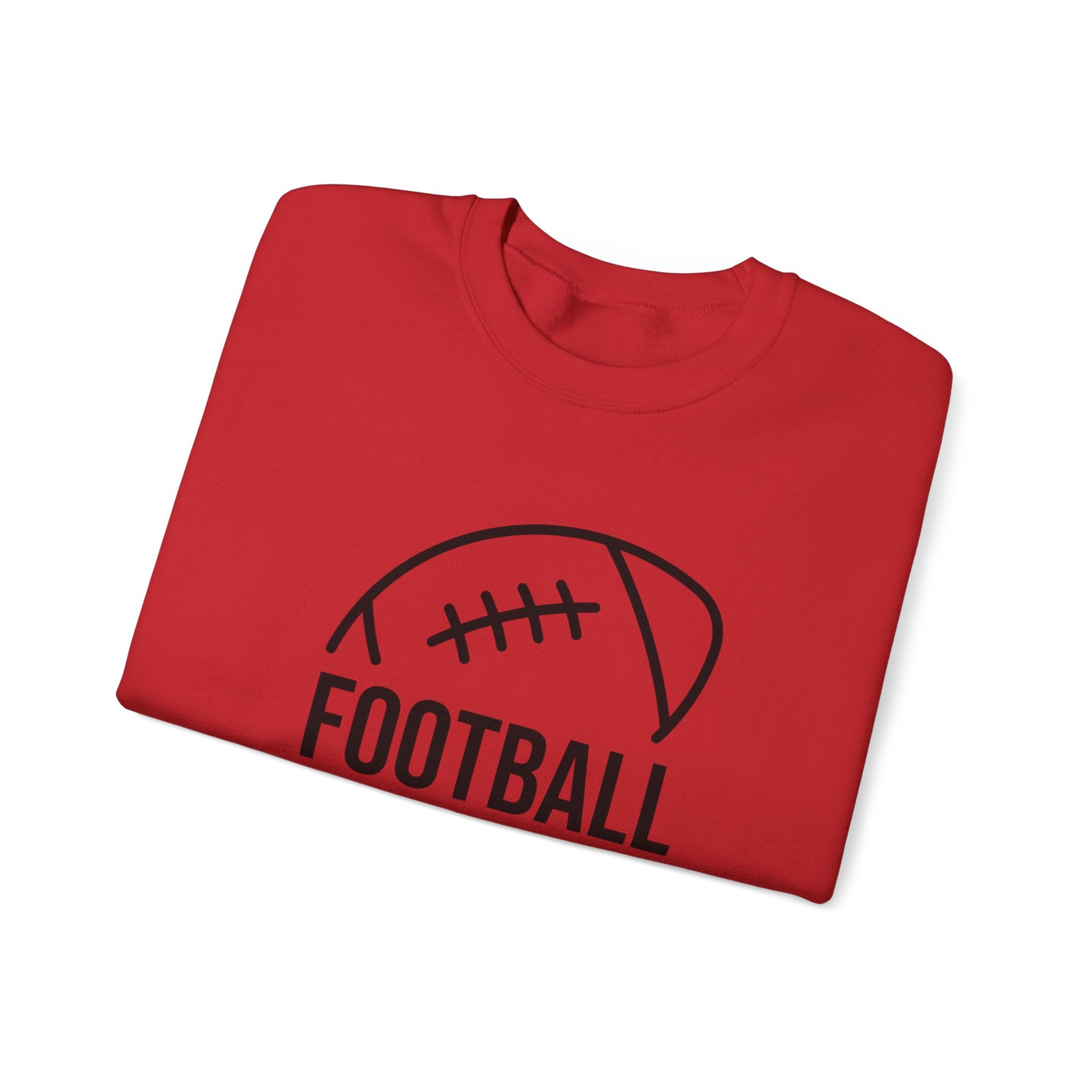 Football Mom Crewneck Sweatshirt – Casual Sideline Pullover for Game Day