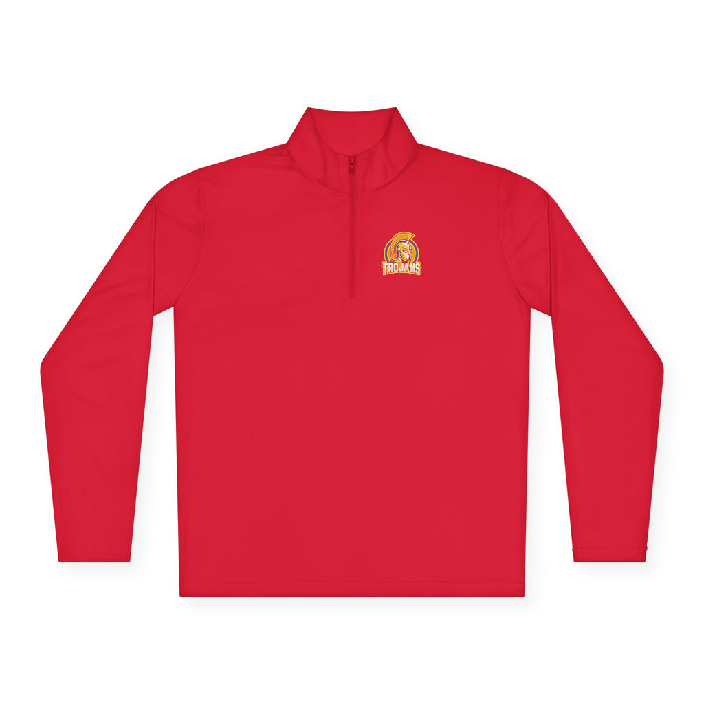 Trojan Helmet Quarter-Zip Pullover