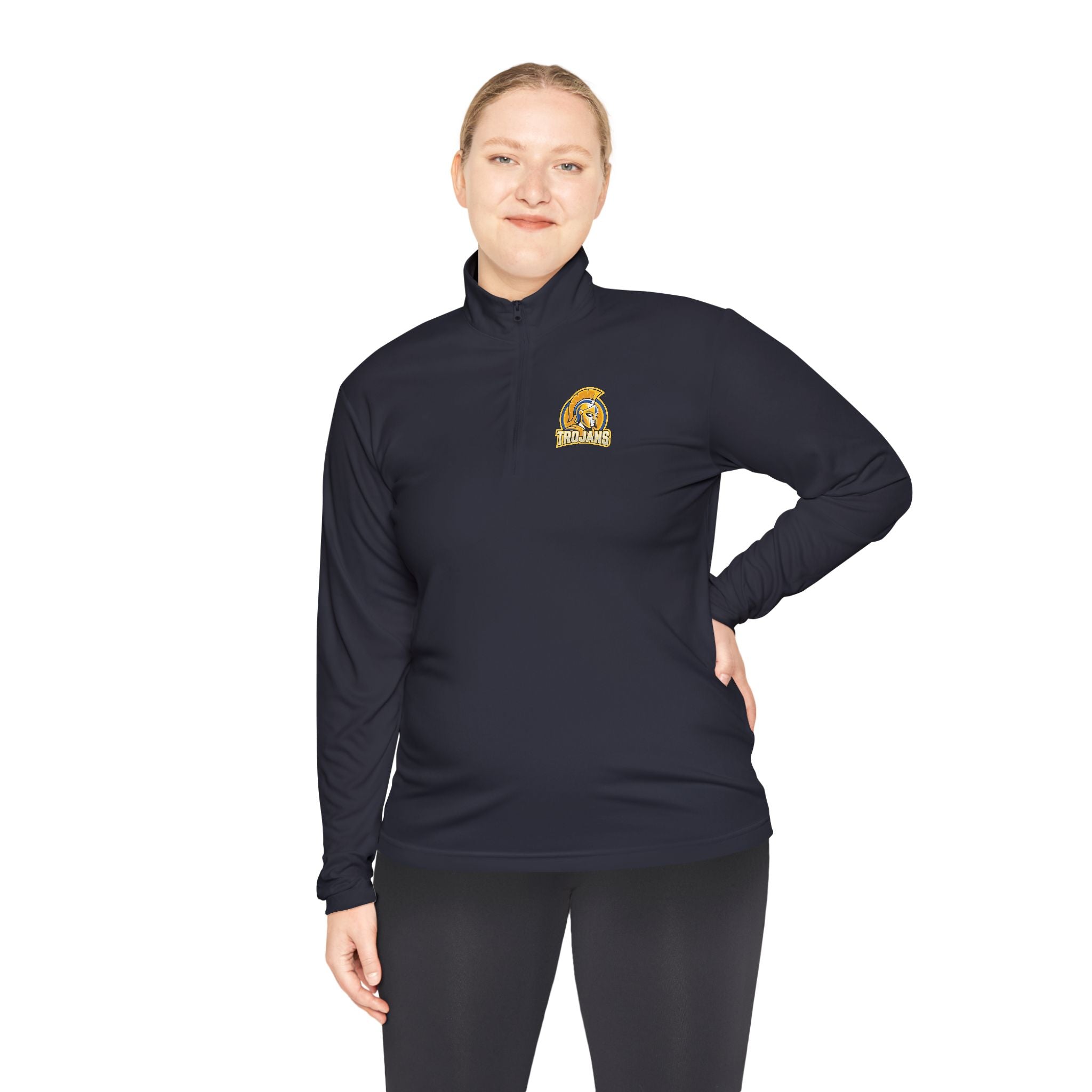 Trojan Helmet Quarter-Zip Pullover