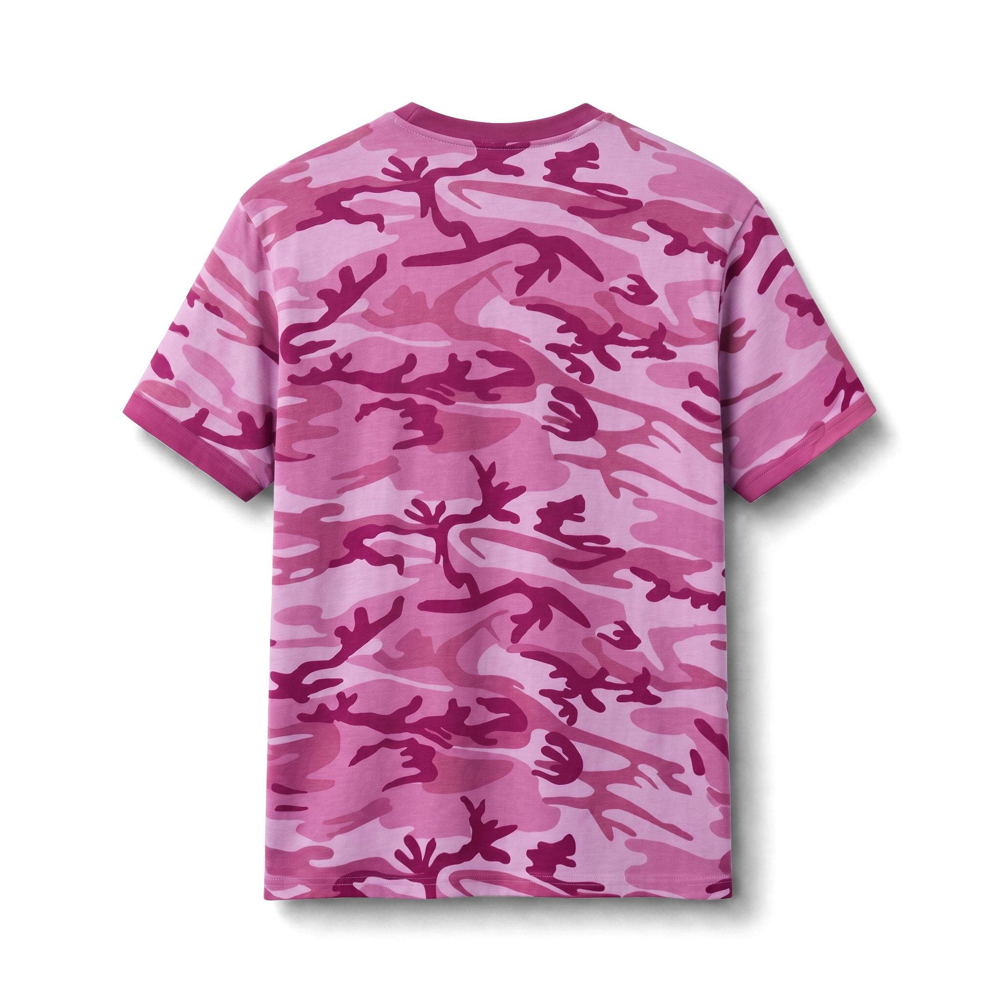 Camo Tee — “Dilly Dally” Pink Graphic Cotton T‑Shirt