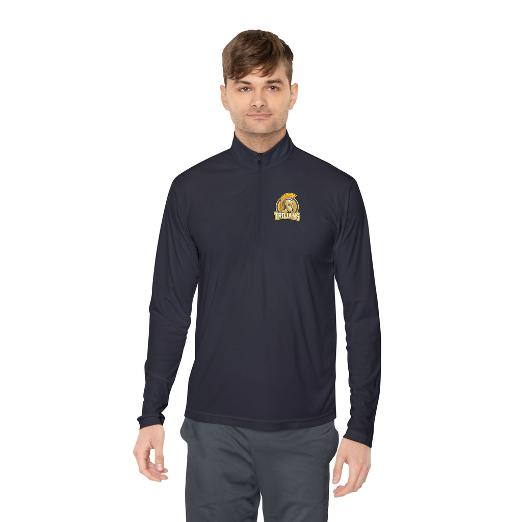 Trojan Helmet Quarter-Zip Pullover