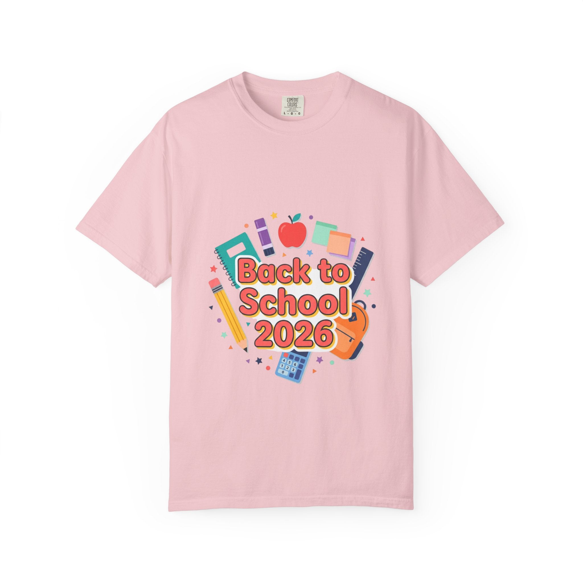 Back to School 2026 T-Shirt — Kids' Colorful School Supplies Tee