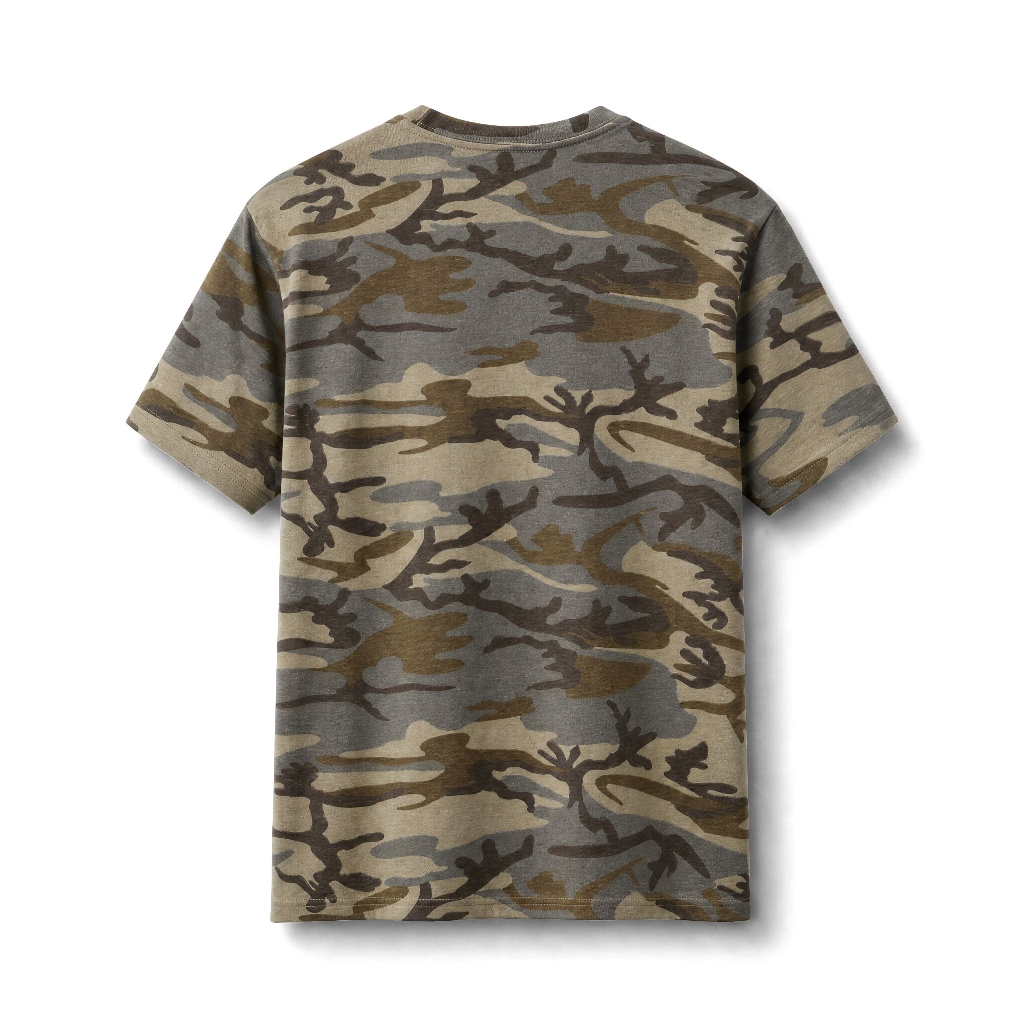 Camo Tee — “Dilly Dally” Pink Graphic Cotton T‑Shirt