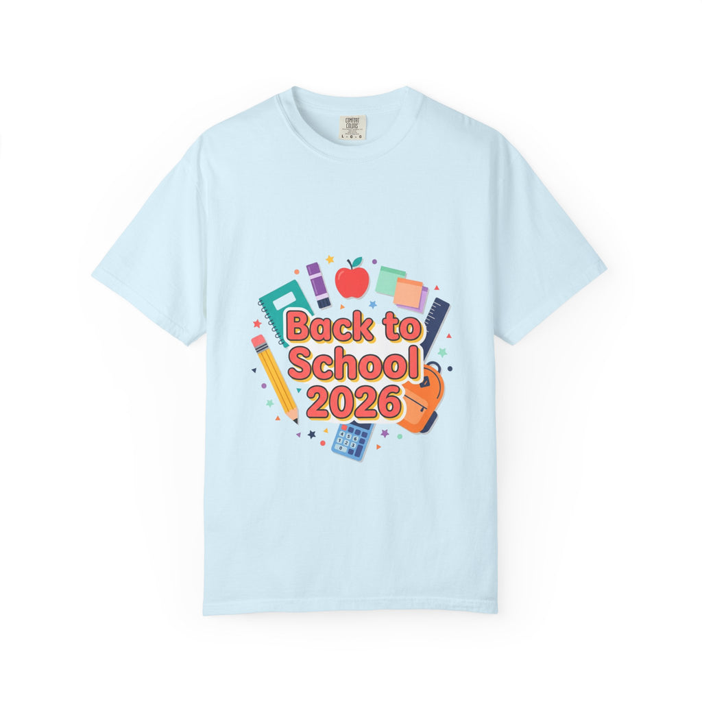 Back to School 2026 T-Shirt — Kids' Colorful School Supplies Tee