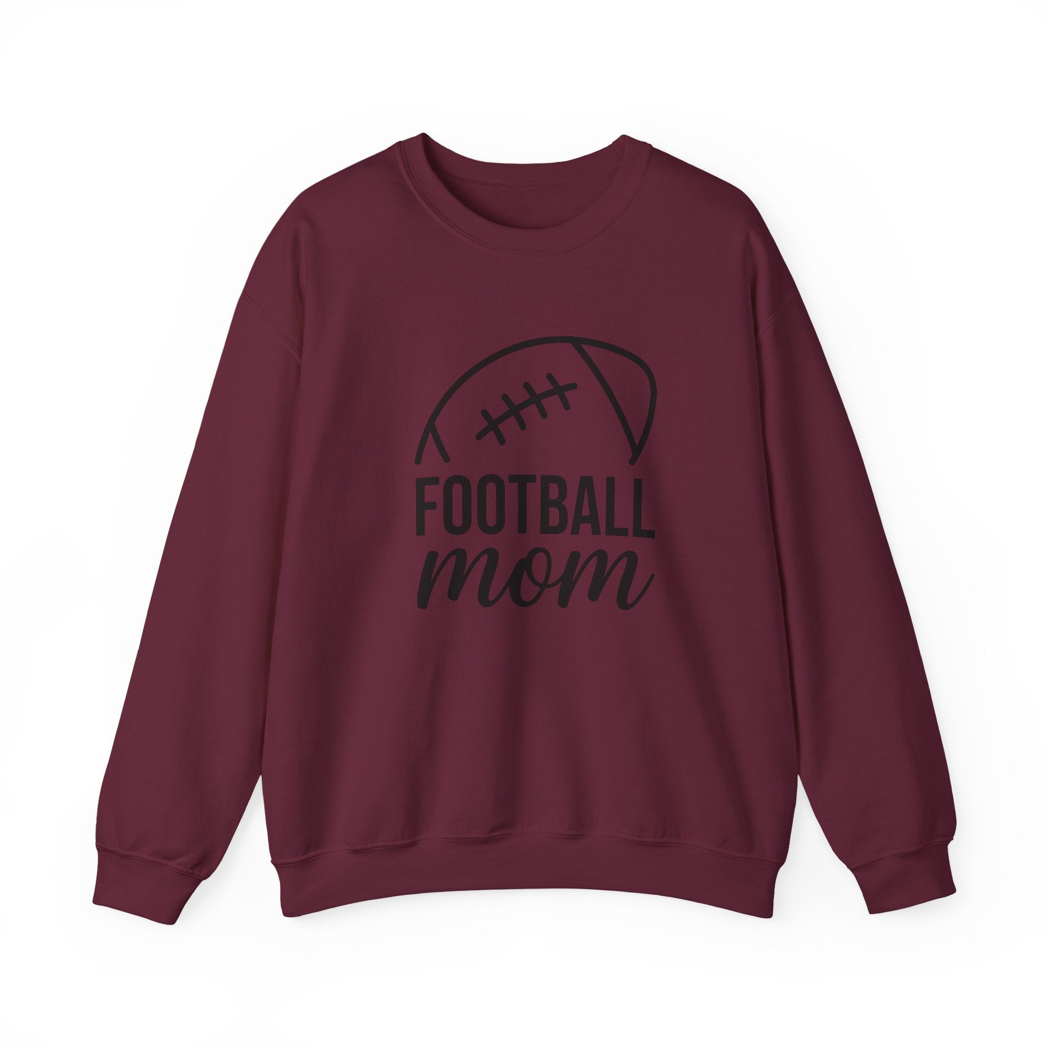 Football Mom Crewneck Sweatshirt – Casual Sideline Pullover for Game Day