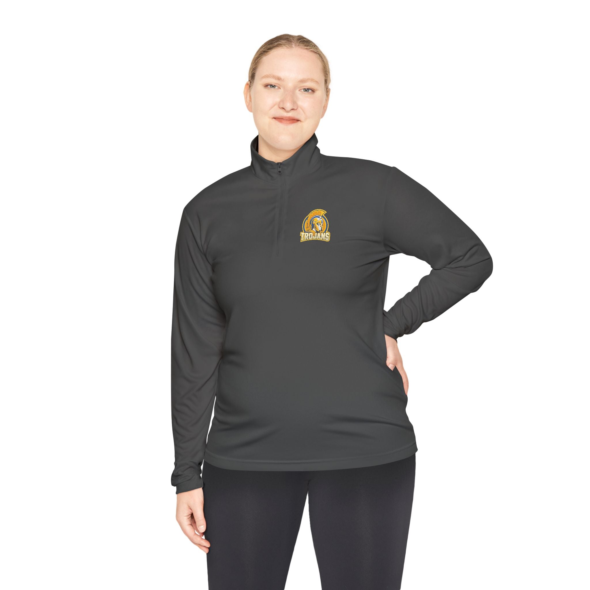 Trojan Helmet Quarter-Zip Pullover