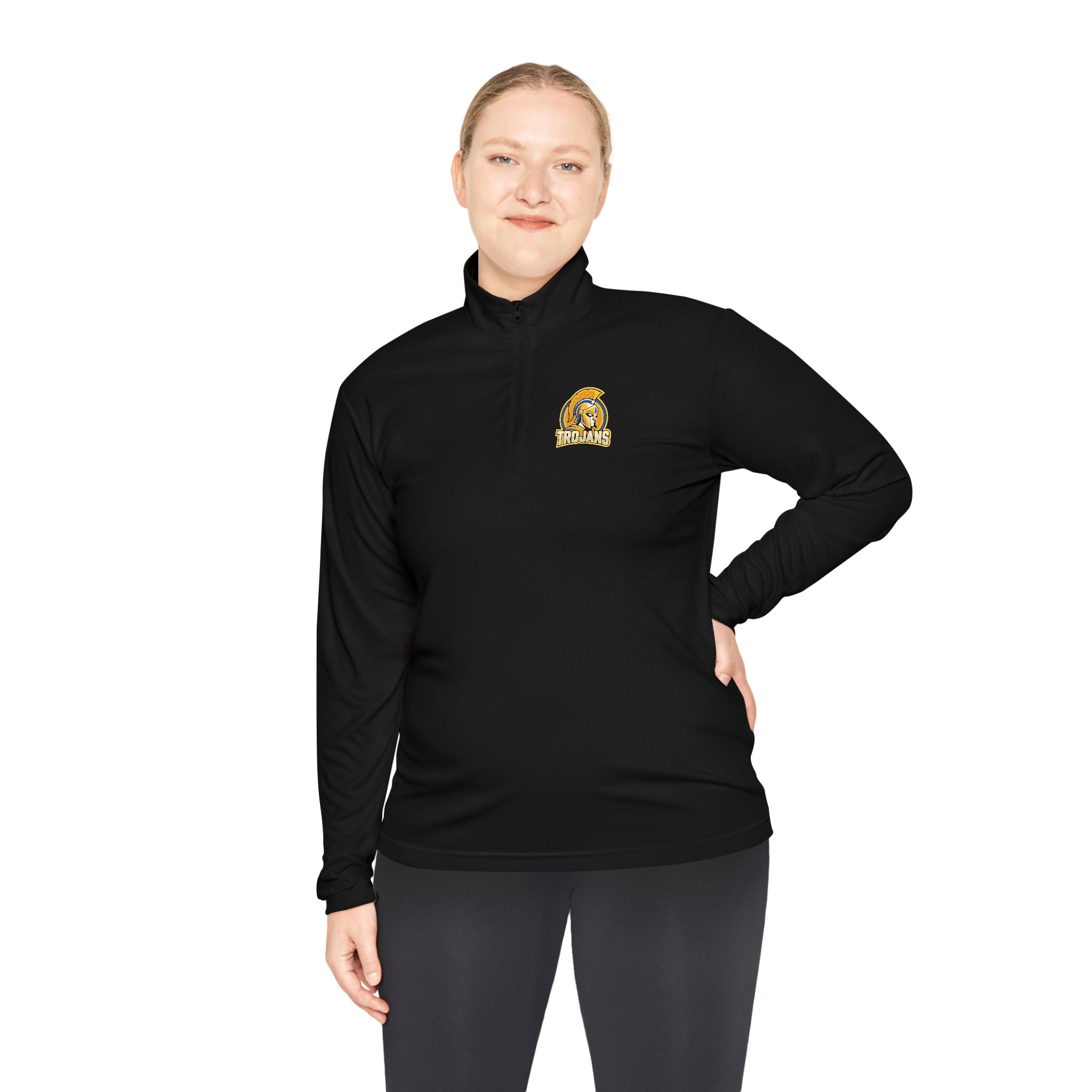 Trojan Helmet Quarter-Zip Pullover