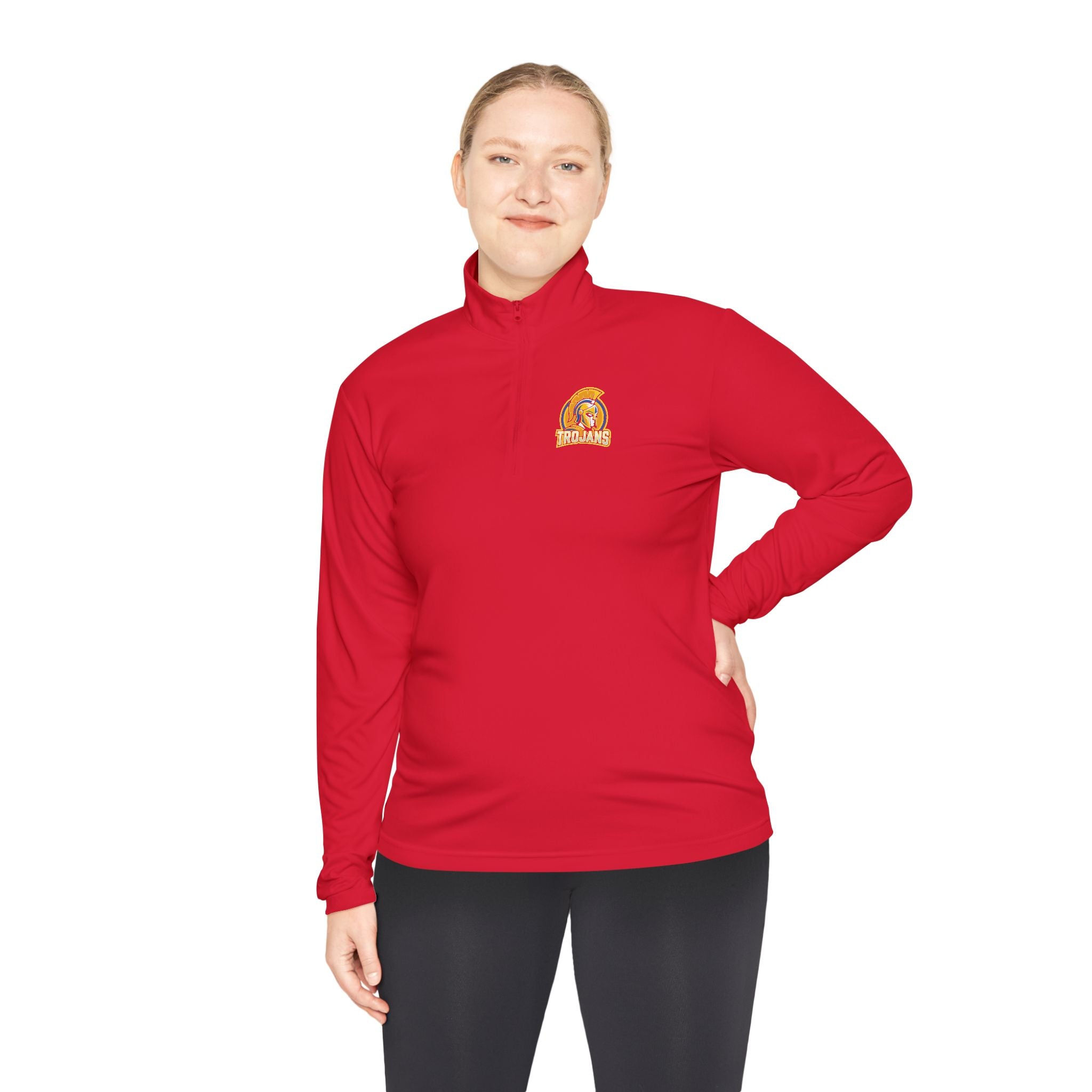 Trojan Helmet Quarter-Zip Pullover