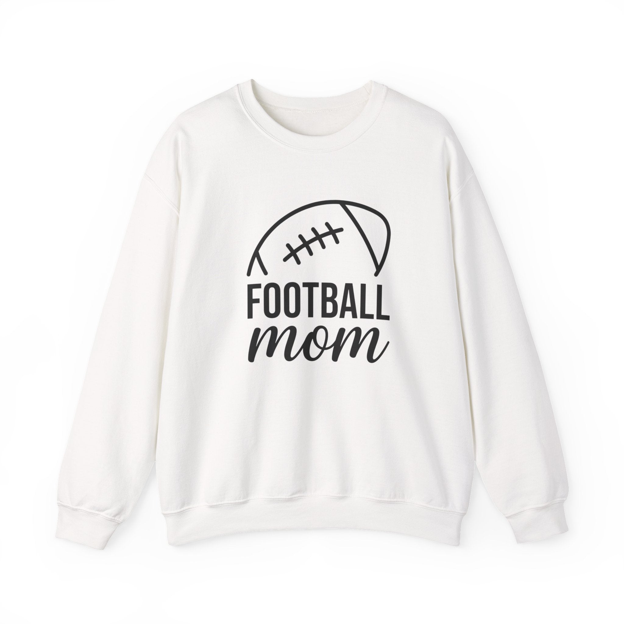 Football Mom Crewneck Sweatshirt – Casual Sideline Pullover for Game Day