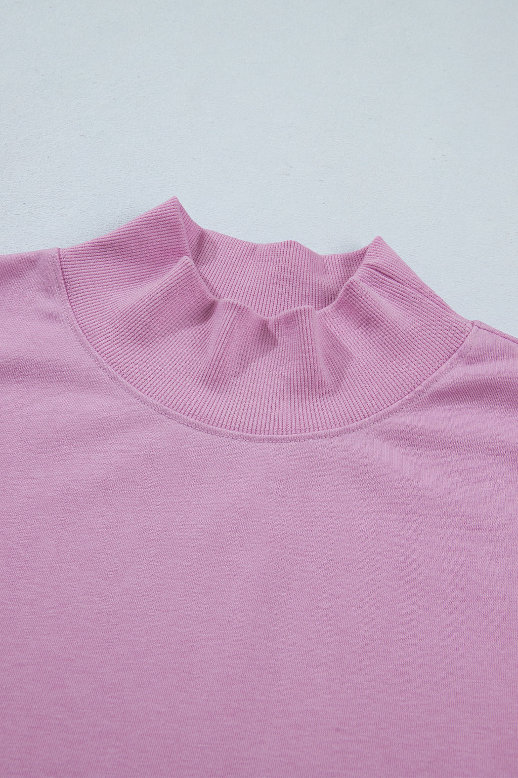 Yellow Solid Color High Neck Cap Sleeve Loose Top