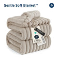 Corduroy Fleece Throw Blanket