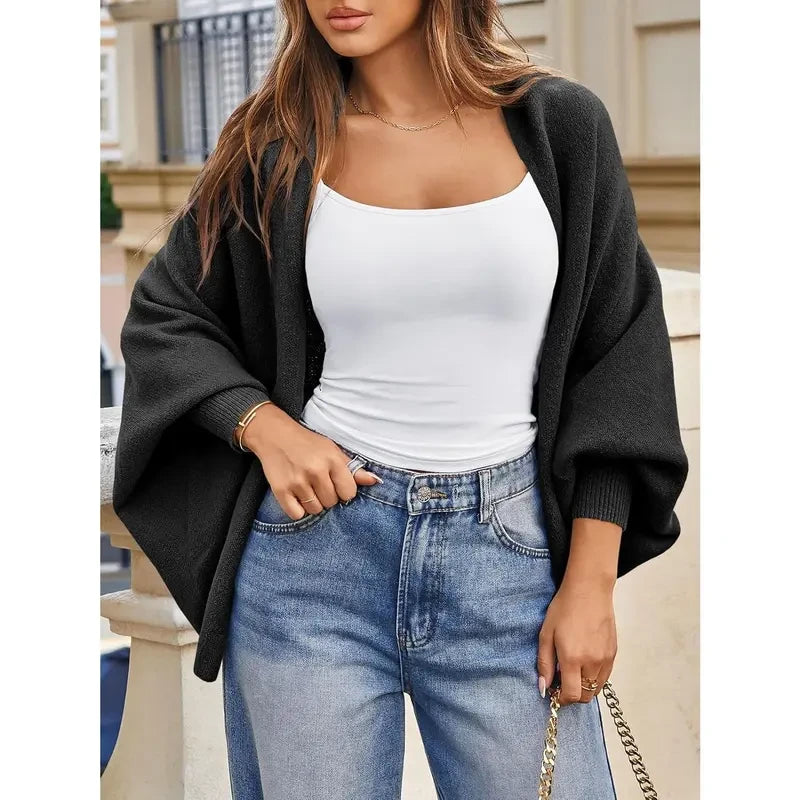 Chunky Knit Batwing Cardigan