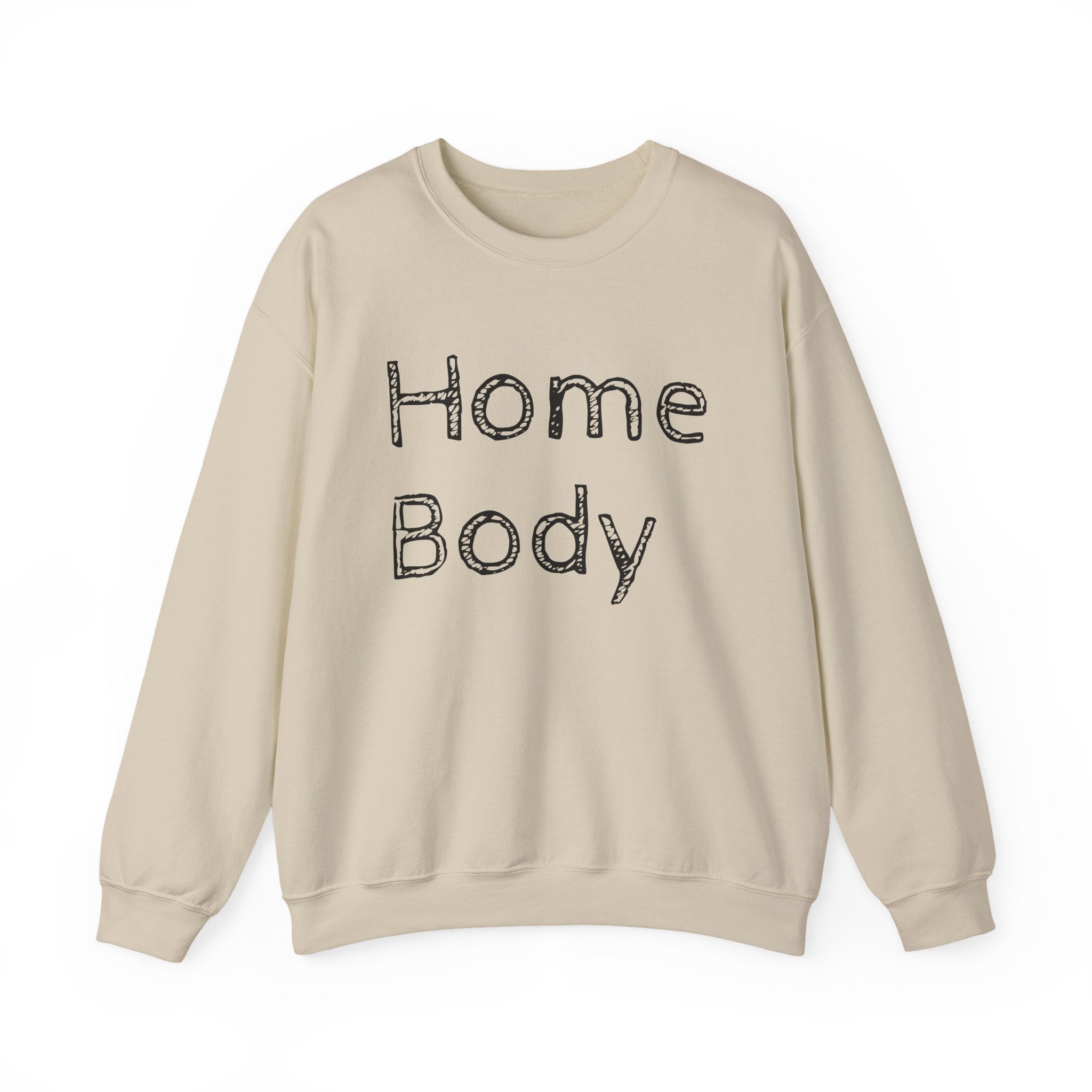 Sweatshirt — "Home Body" Cozy Crewneck Pullover
