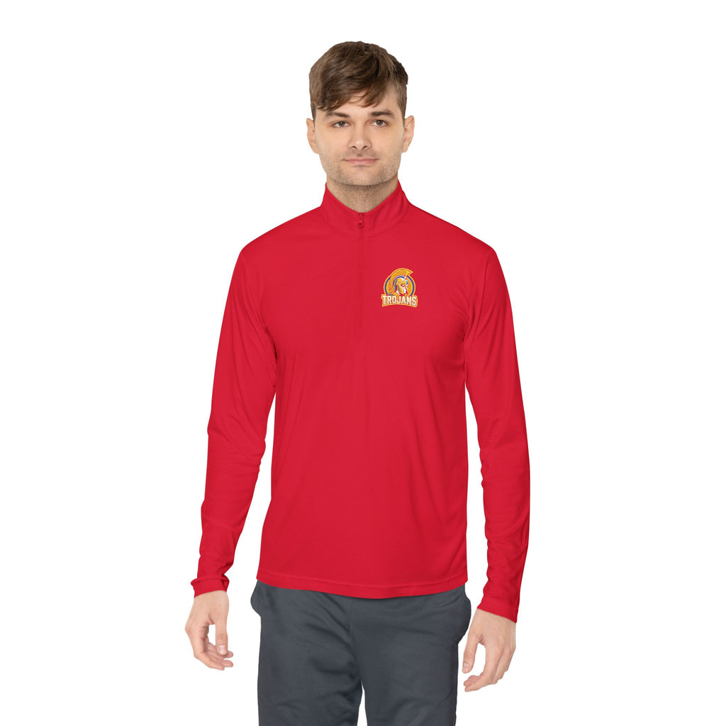 Trojan Helmet Quarter-Zip Pullover