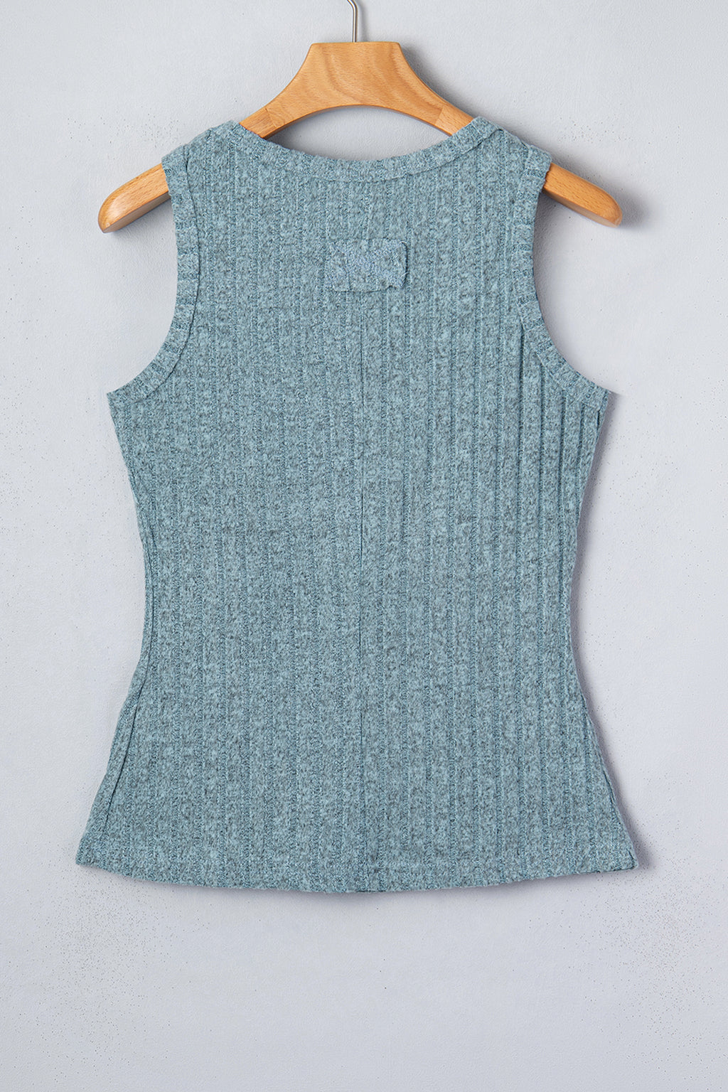 Camel Slim Ribbed Mineral Wash Tank Top