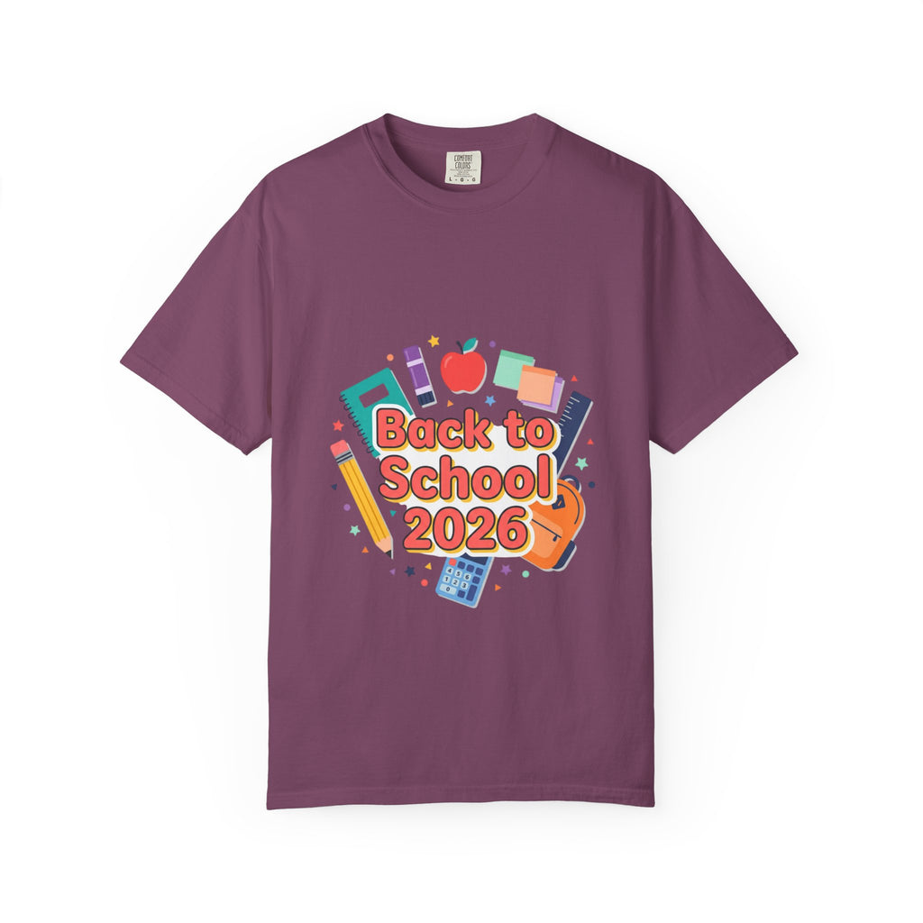 Back to School 2026 T-Shirt — Kids' Colorful School Supplies Tee