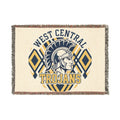 West Central Trojans Woven Blanket – School Spirit Throw