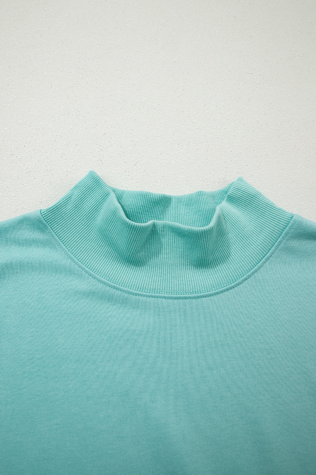 Yellow Solid Color High Neck Cap Sleeve Loose Top