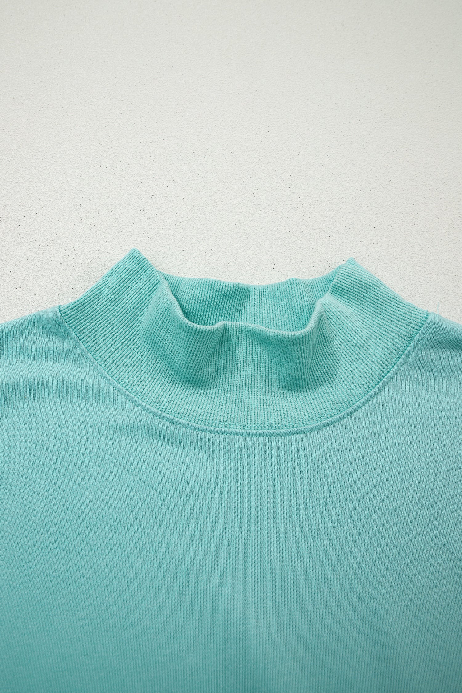 Yellow Solid Color High Neck Cap Sleeve Loose Top