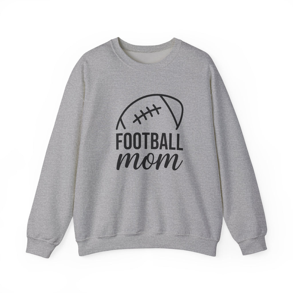 Football Mom Crewneck Sweatshirt – Casual Sideline Pullover for Game Day