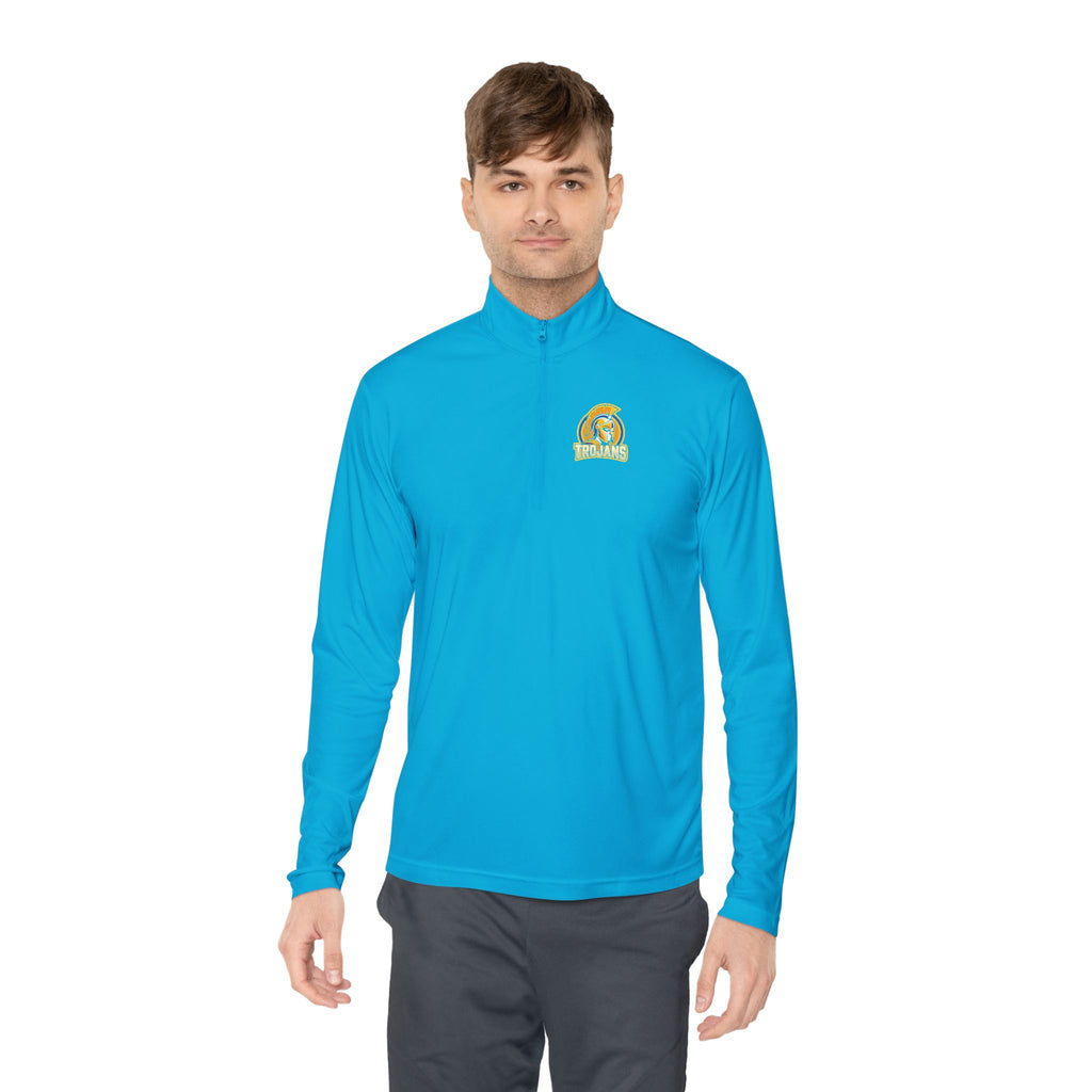 Trojan Helmet Quarter-Zip Pullover
