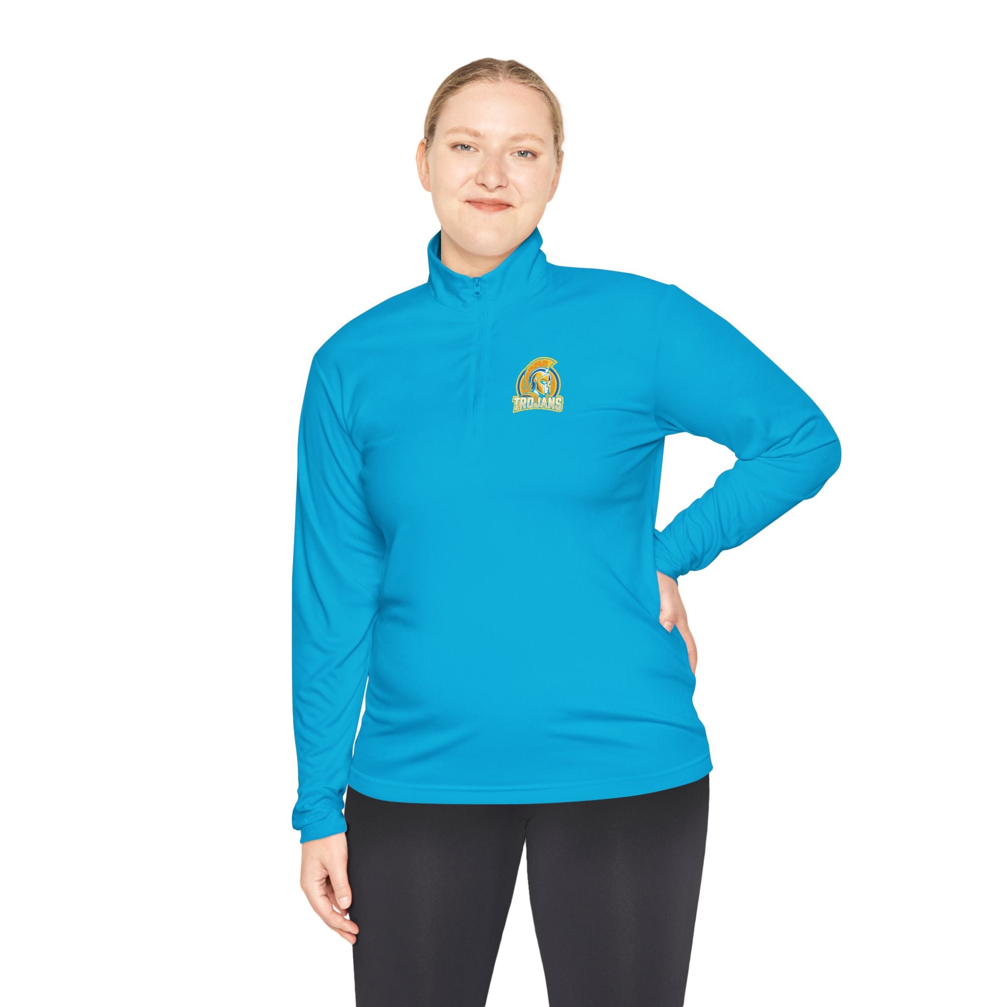 Trojan Helmet Quarter-Zip Pullover