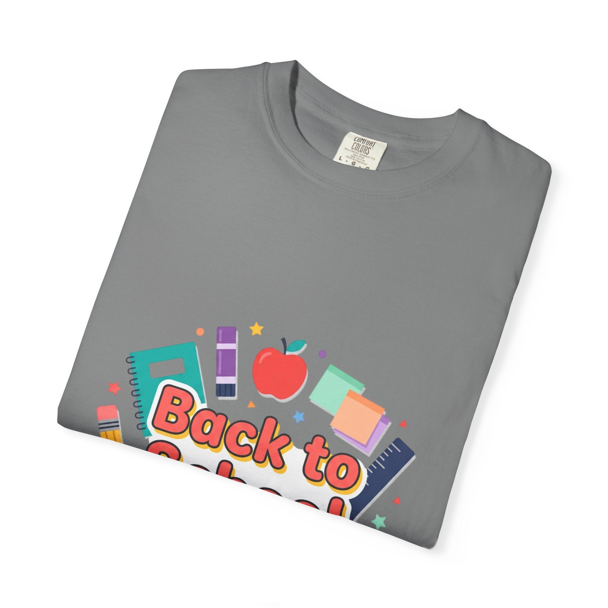 Back to School 2026 T-Shirt — Kids' Colorful School Supplies Tee