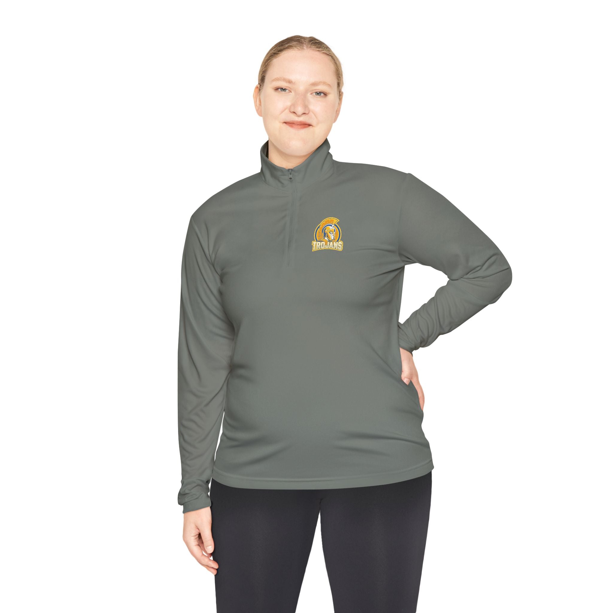 Trojan Helmet Quarter-Zip Pullover