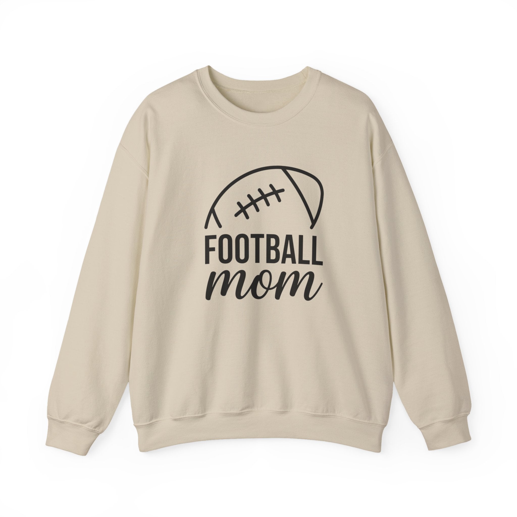Football Mom Crewneck Sweatshirt – Casual Sideline Pullover for Game Day