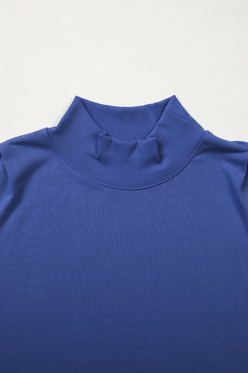 Yellow Solid Color High Neck Cap Sleeve Loose Top