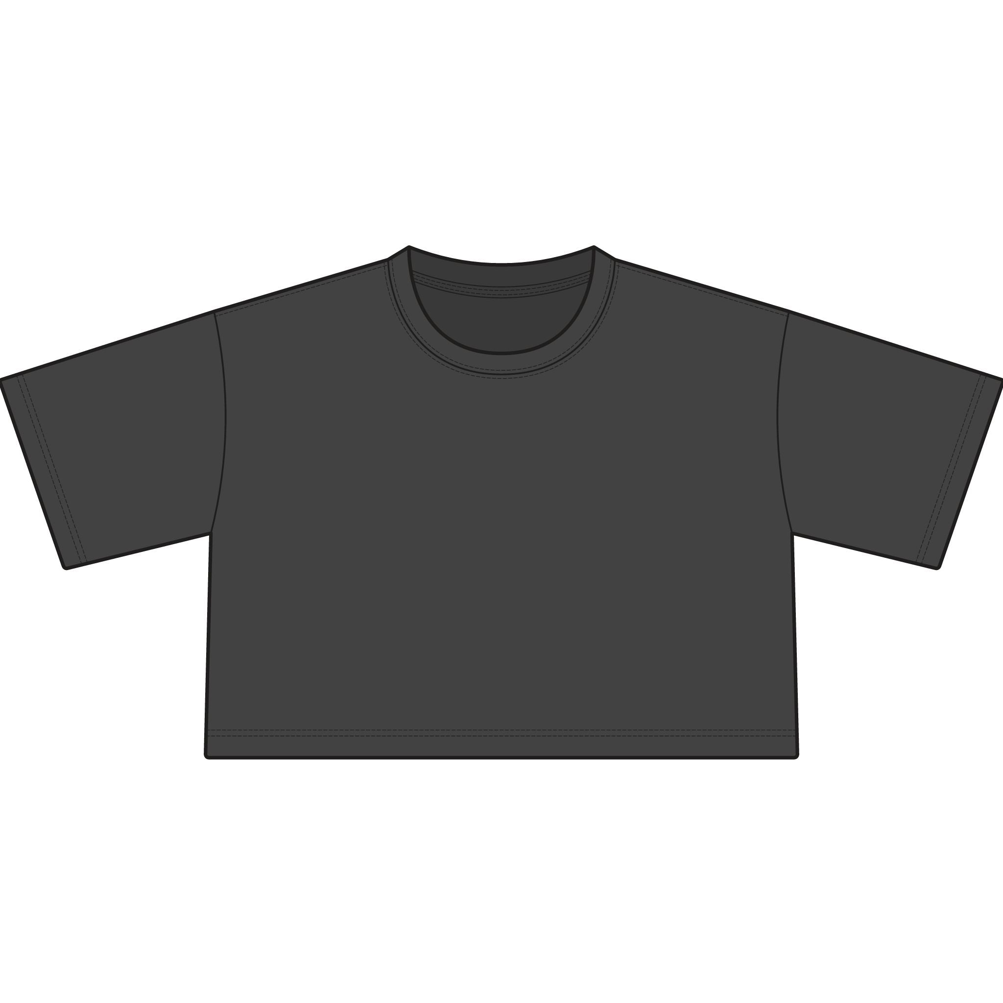 Tee — Trojans Cropped Graphic Tee