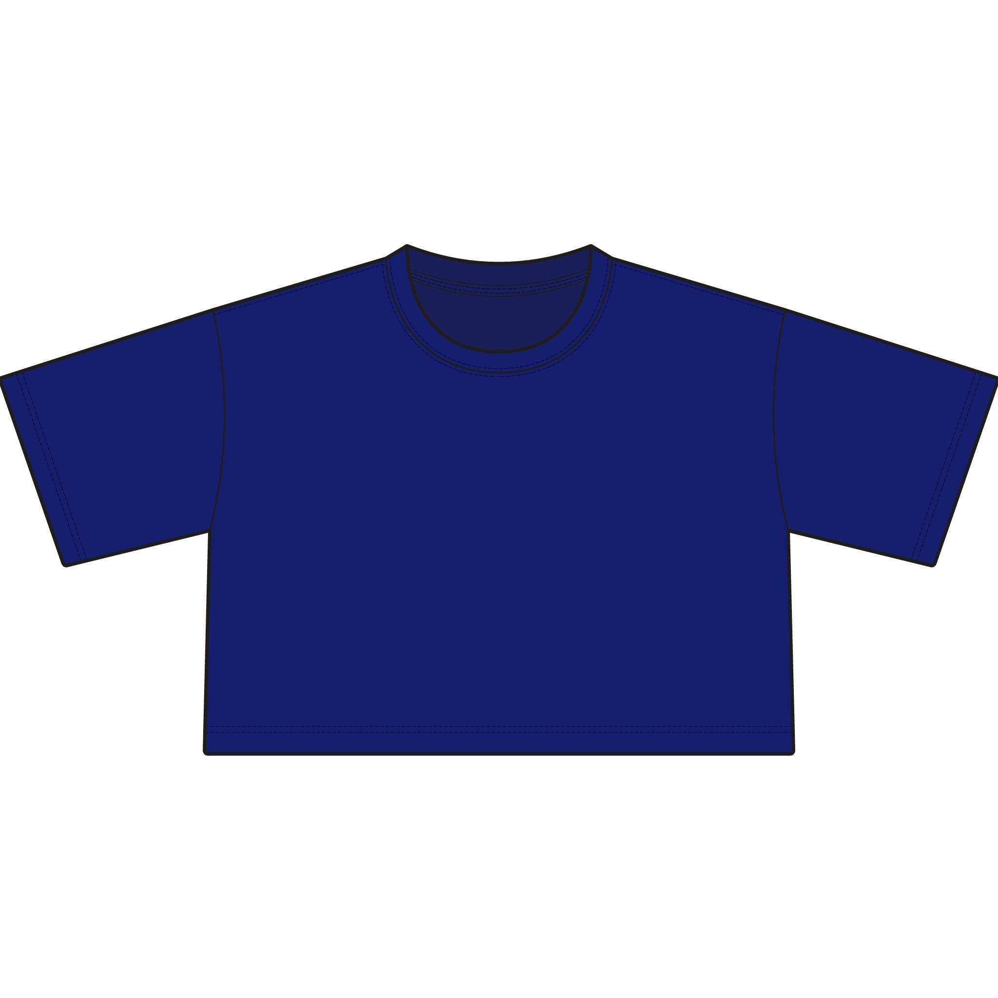Tee — Trojans Cropped Graphic Tee