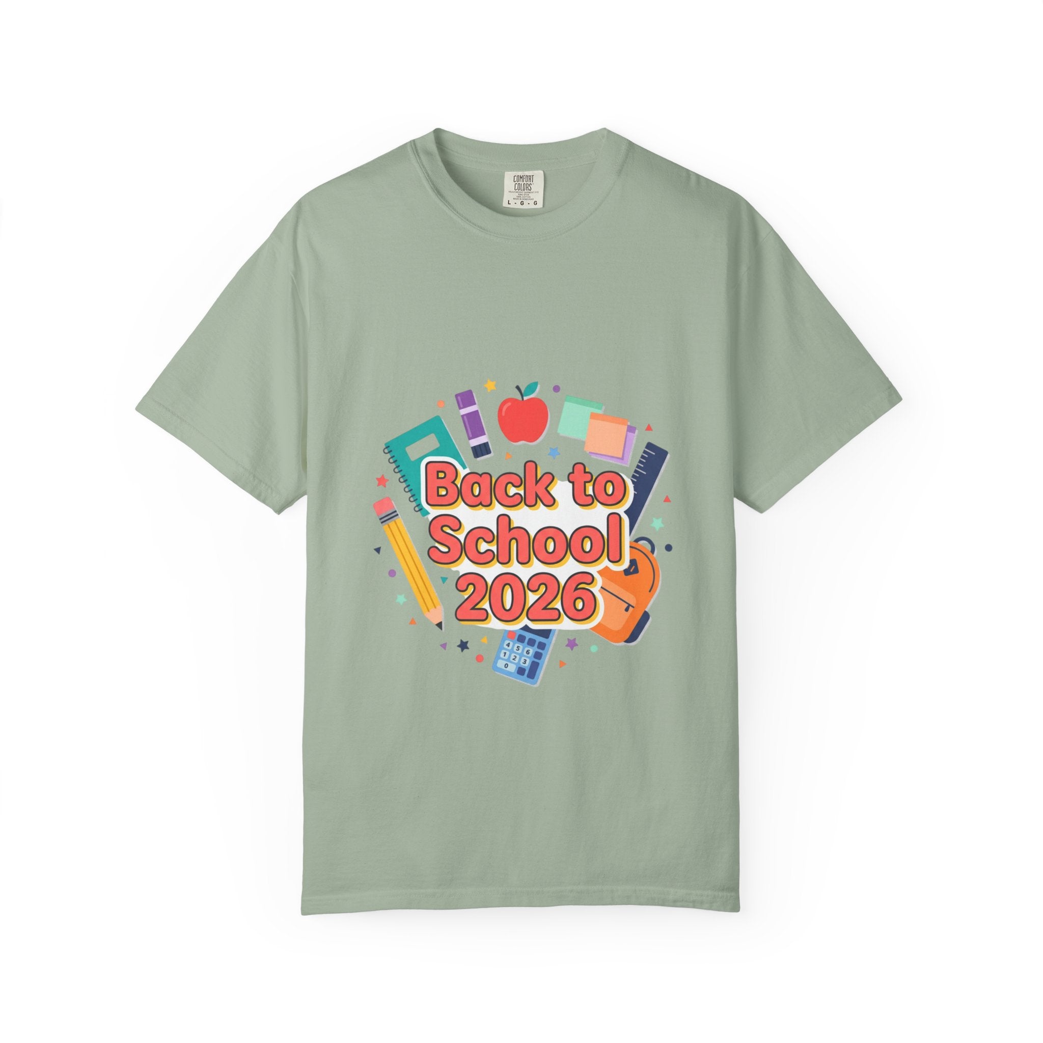 Back to School 2026 T-Shirt — Kids' Colorful School Supplies Tee
