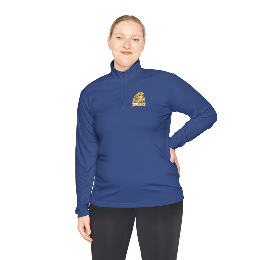 Trojan Helmet Quarter-Zip Pullover