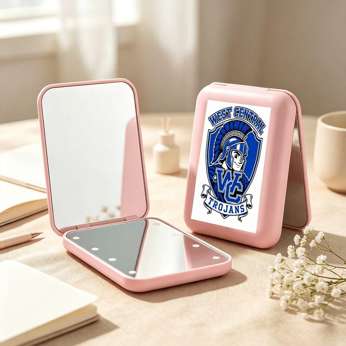 LED Compact  Portable Folding Makeup Mirror ChatGPT Image Aug 9, 2026, 070635 PM