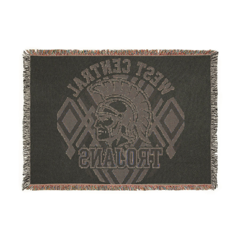 West Central Trojans Woven Blanket – School Spirit Throw