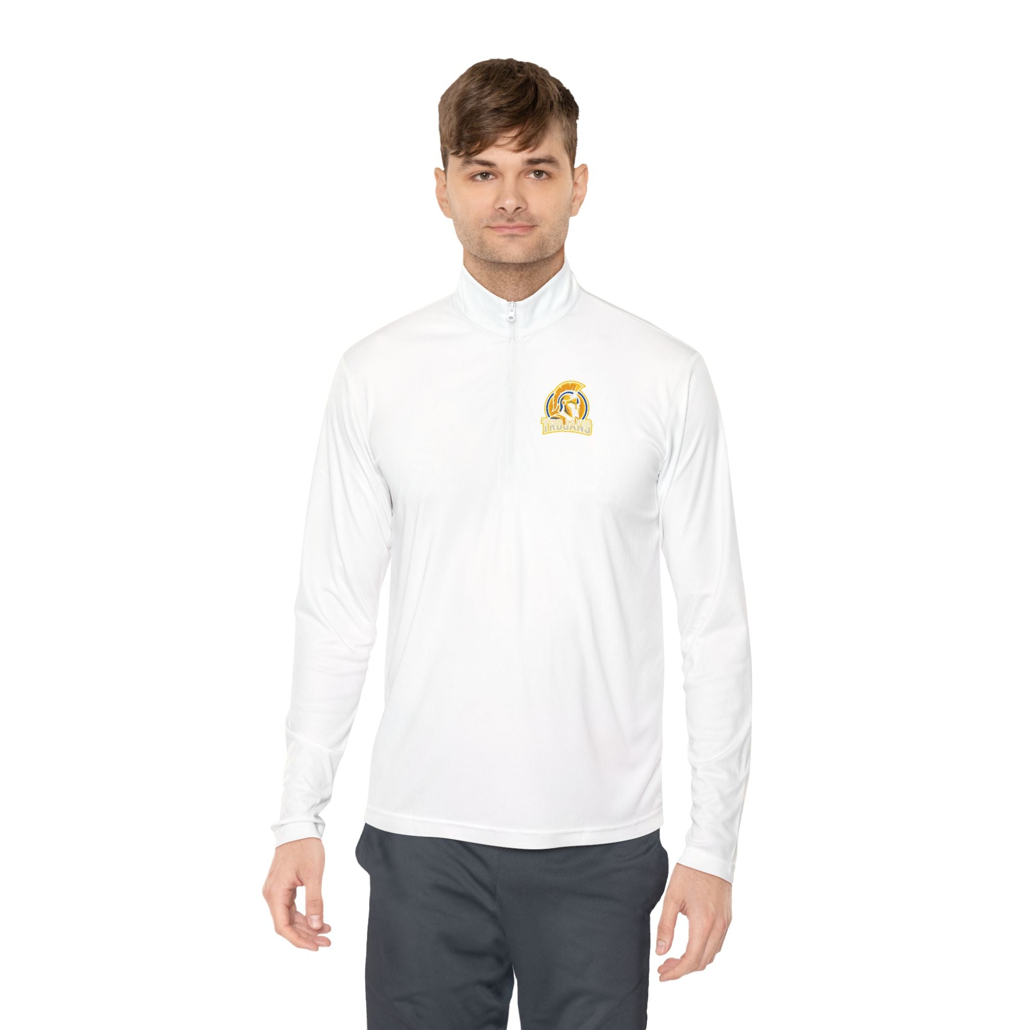 Trojan Helmet Quarter-Zip Pullover