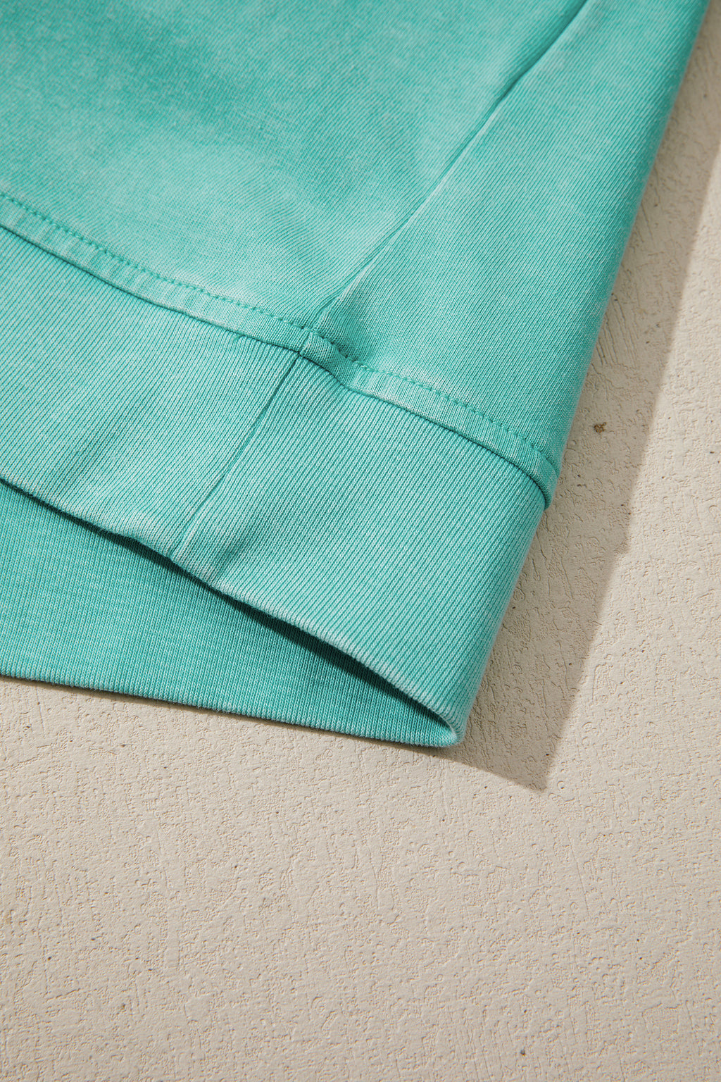 Mint Green Mineral Wash V Neck Tee Matching Skort Set