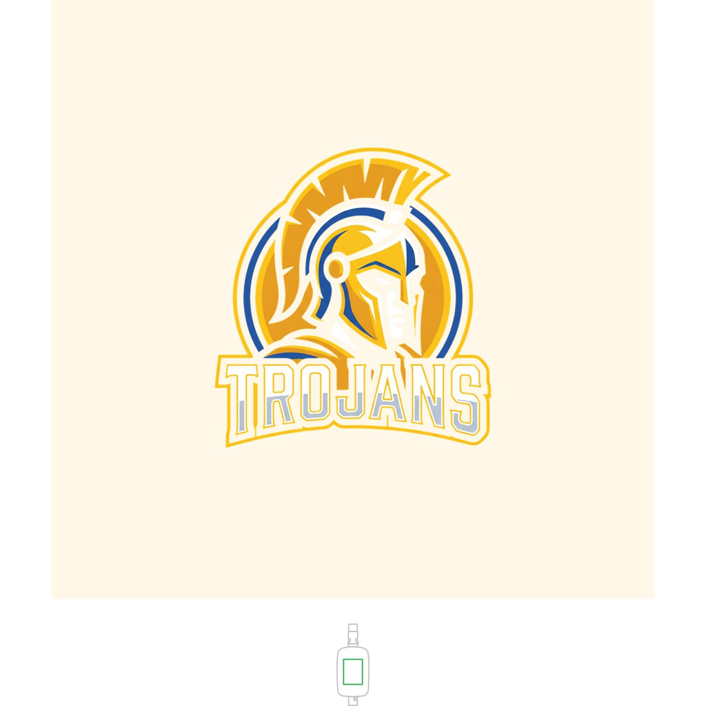 Trojan Logo Sling Bag — Embroidered Explorer Crossbody for School & Game Day