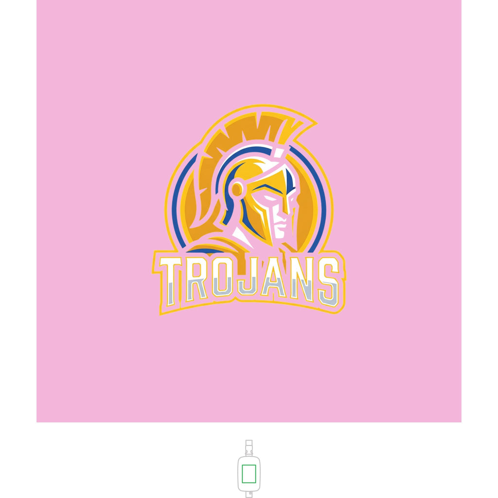 Trojan Logo Sling Bag — Embroidered Explorer Crossbody for School & Game Day
