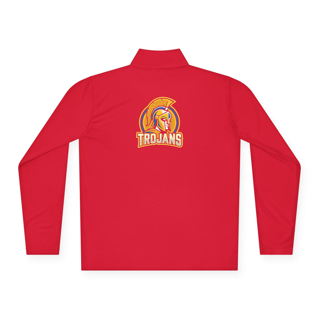 Trojan Helmet Quarter-Zip Pullover