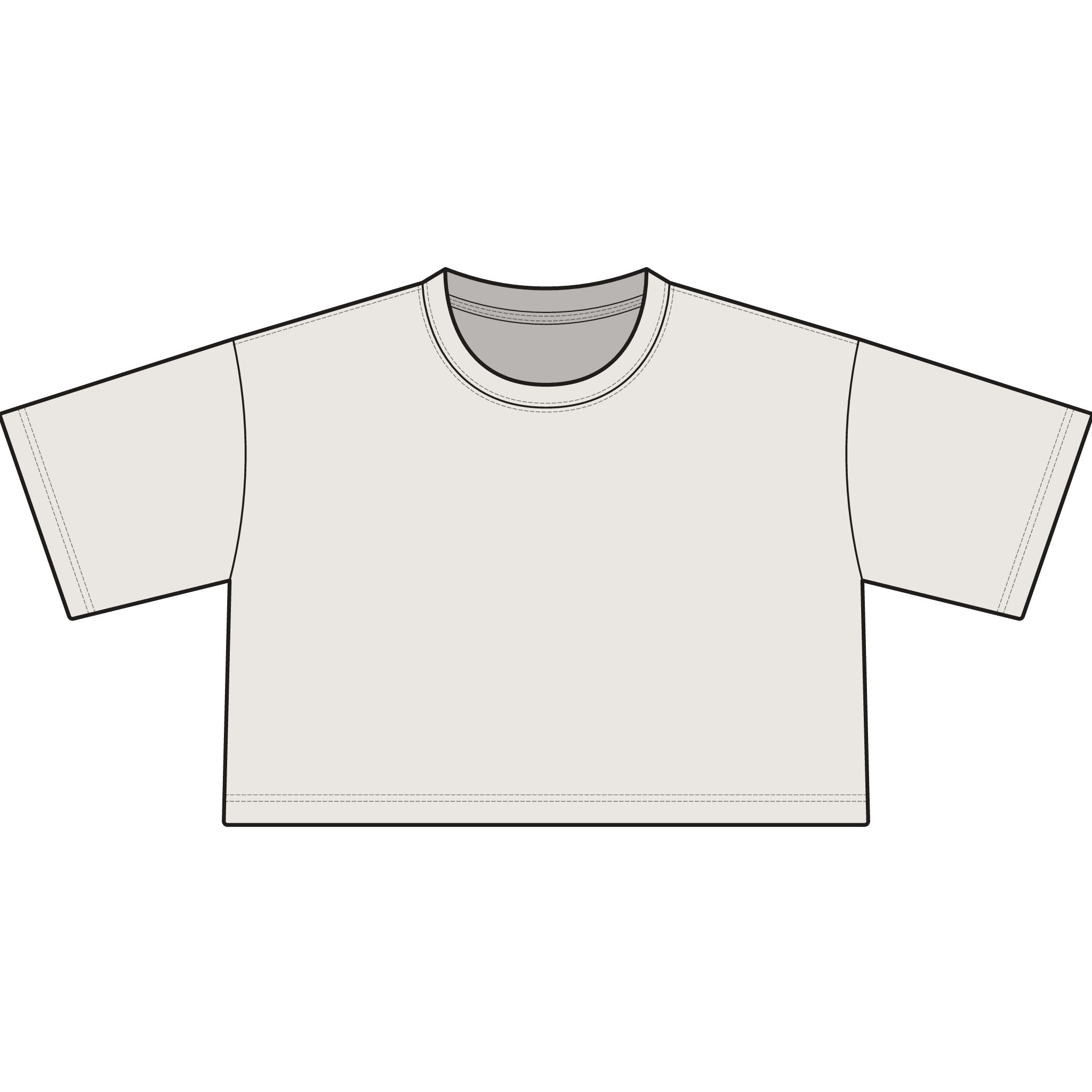 Tee — Trojans Cropped Graphic Tee
