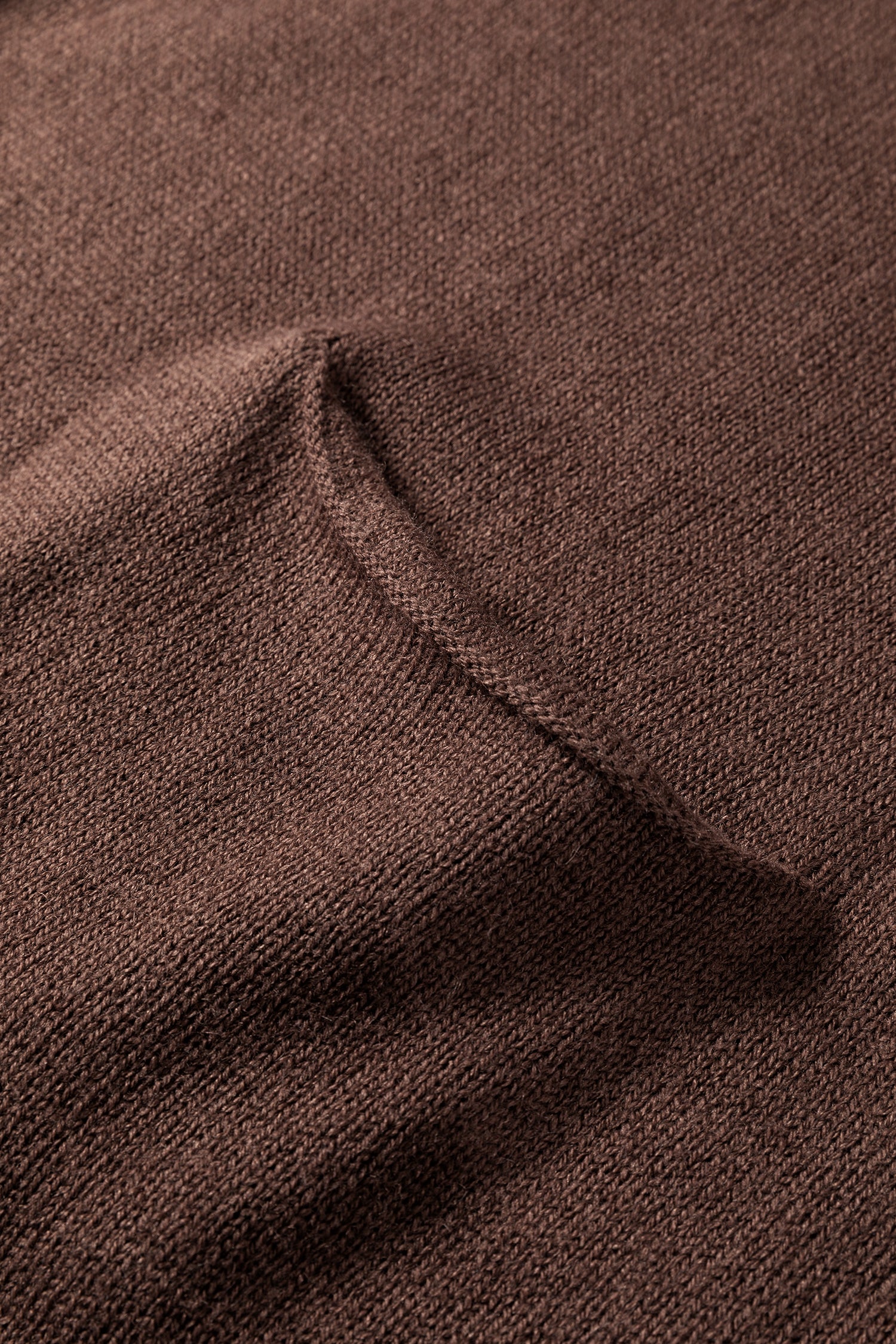 Delicacy Ribbed Deep V Neckline Front Pocketed Loose Tunic Sweater Vest